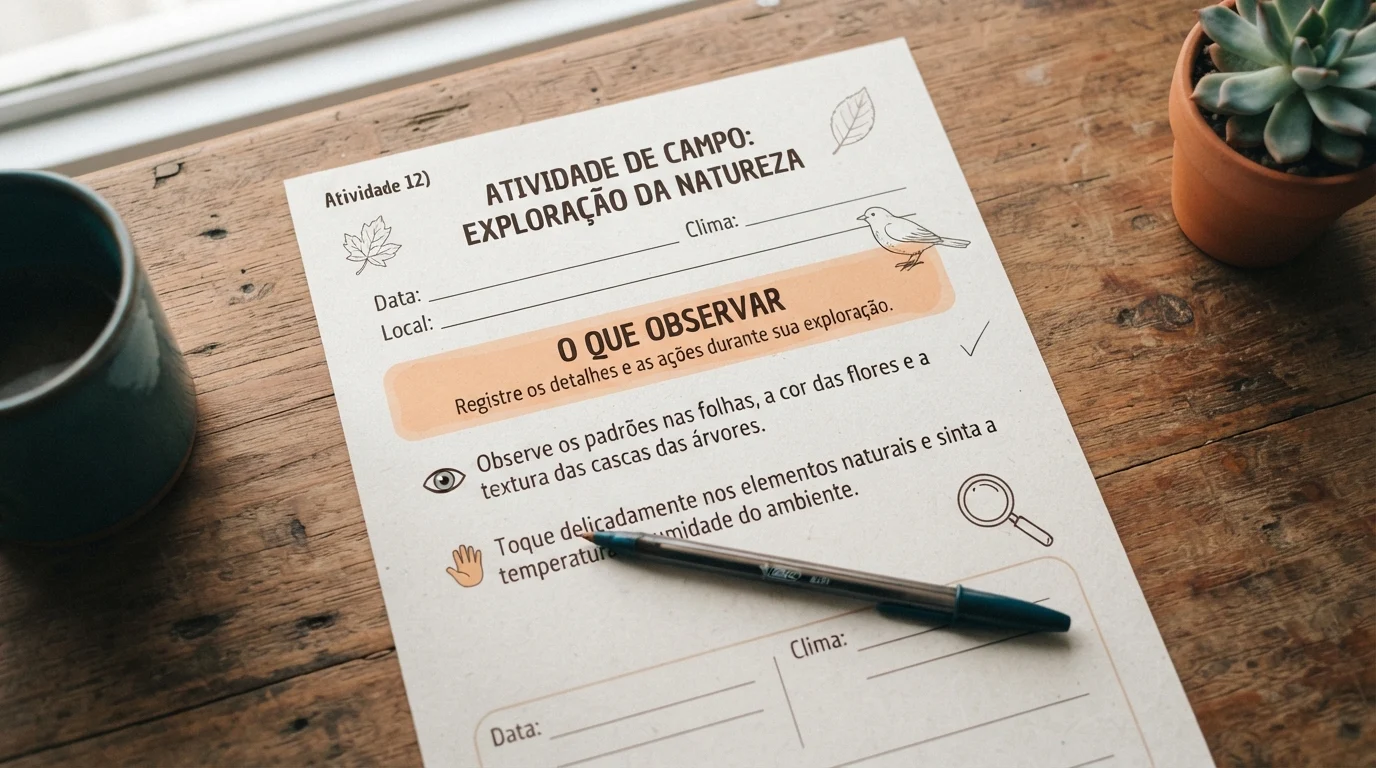 Print de atividade: o que observar